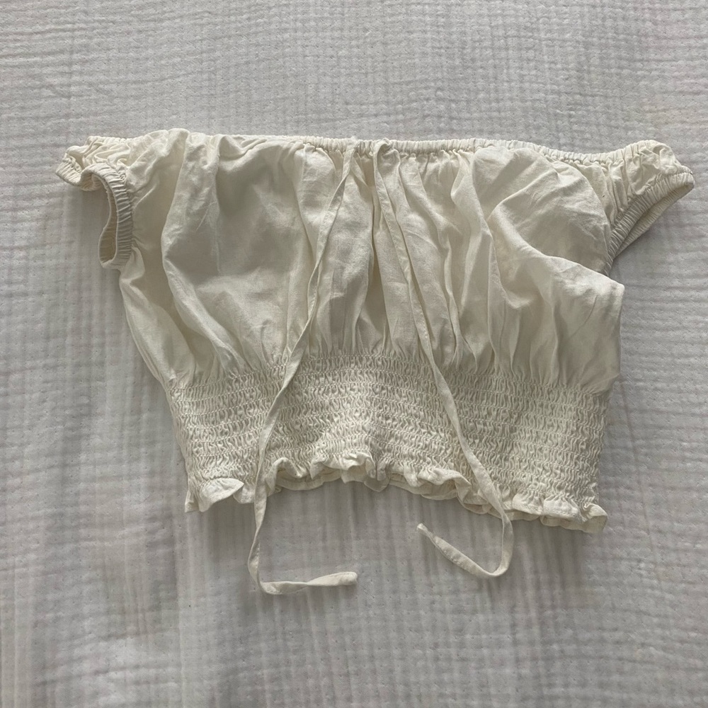 white brandy melville top